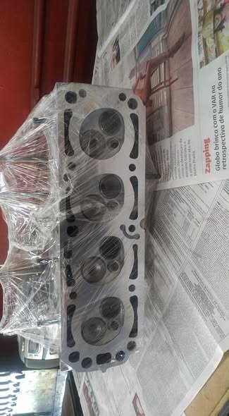 Cabeçote embalado em plástico para entrega ao cliente